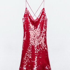 Zara sequin dress